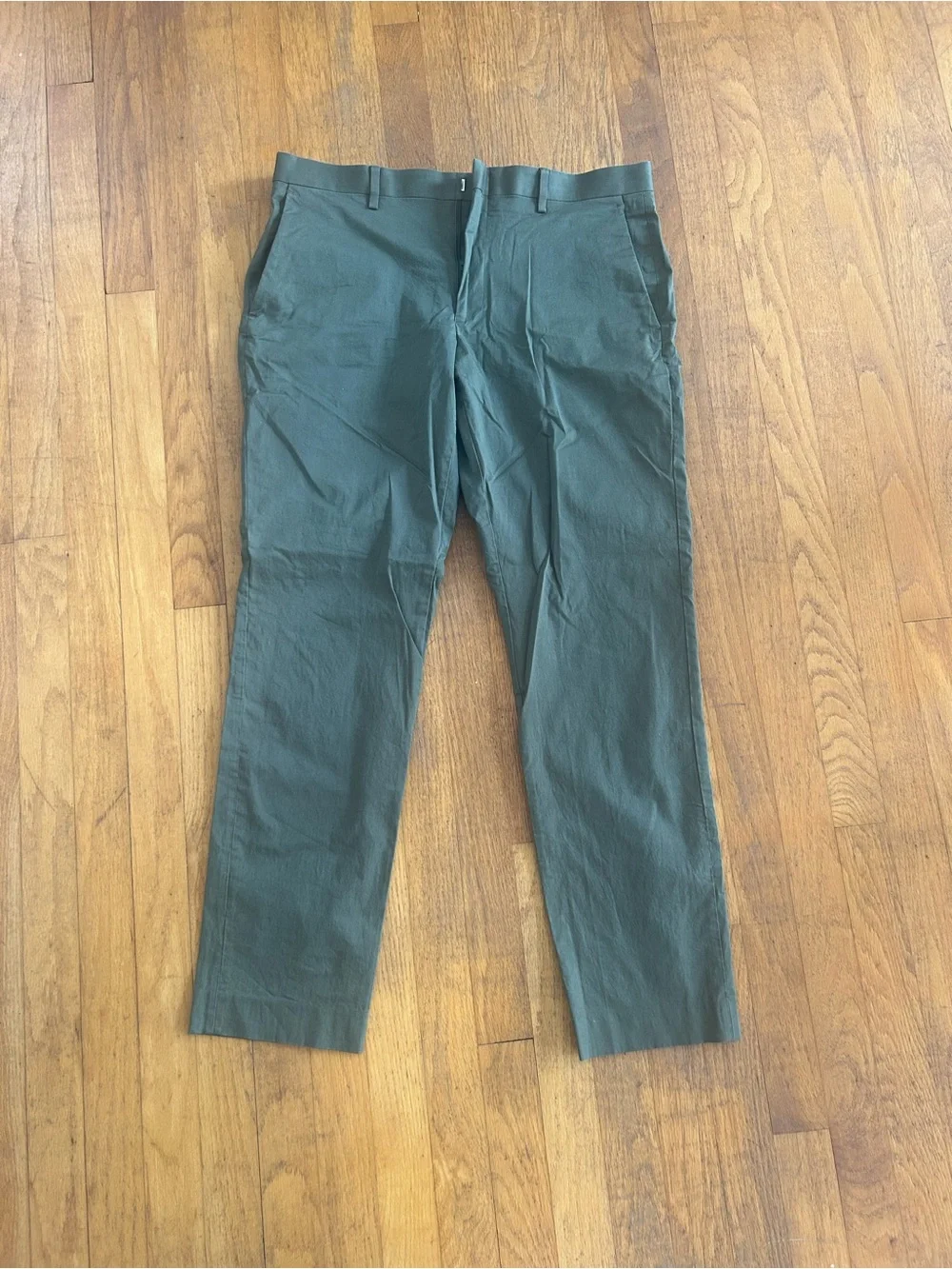 J. Crew Olive Green Men’s Straight-Leg Pants